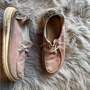 Casual Pink Hey Dudes